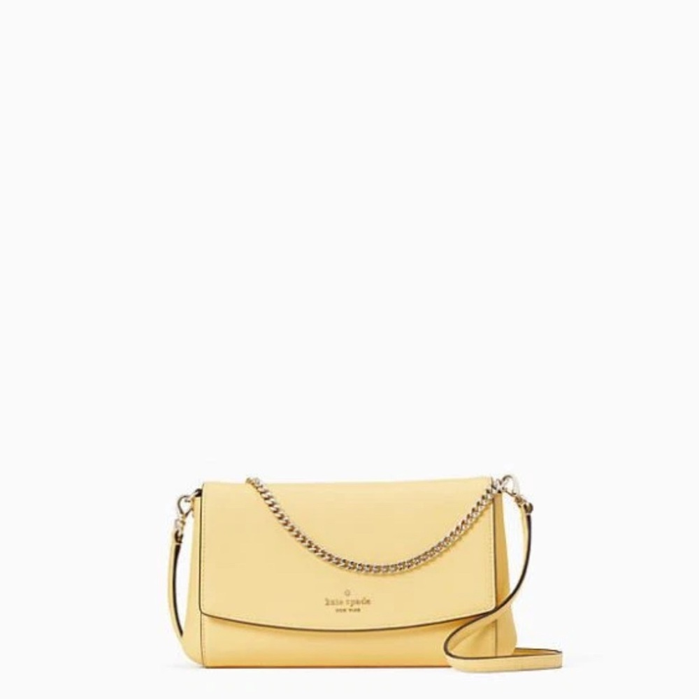 Kate Spade Laurel Way Greer Crossbody Bag in Daybreak/ Pale Yellow - Picture 3 of 12